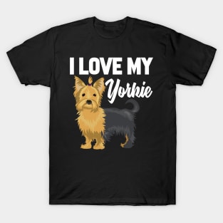 I Love My Yorkie T-Shirt